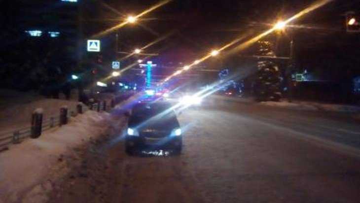 В Брянске на проспекте Ленина «Шкода» сбила пешехода-нарушителя