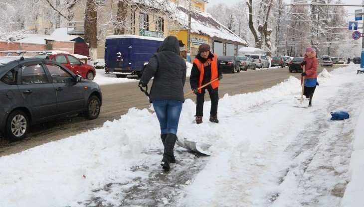 Брянские коммунальщики проиграли битву со снегом
