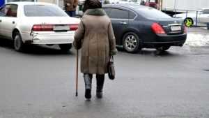 В Брянске неизвестный водитель сбил пенсионерку