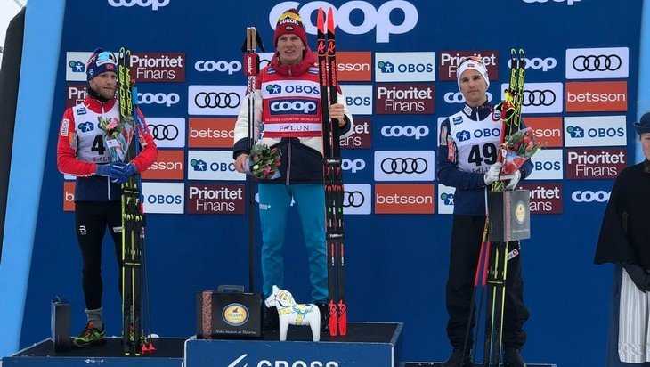 Брянский лыжник Большунов выиграл 15-километровую гонку в Швеции