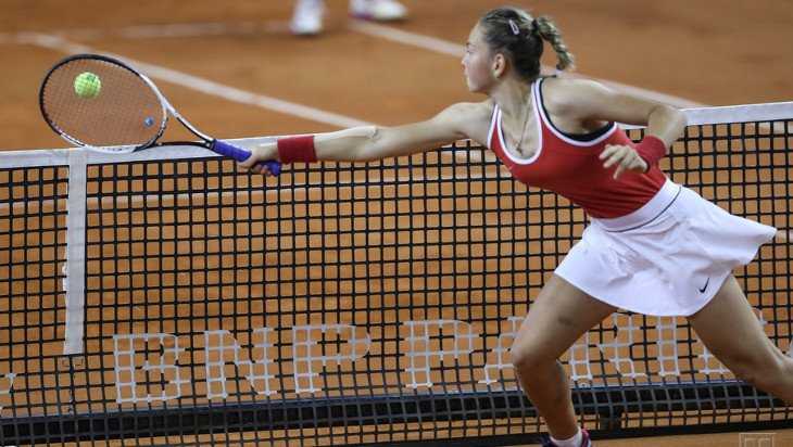 Брянская теннисистка успешно дебютировала в составе сборной России