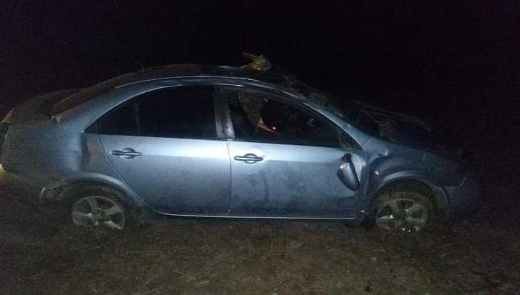 Под Клетней перевернулся Nissan – пострадал 27-летний водитель