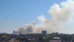 Жители Брянска сообщили о большом пожаре в Фокинском районе