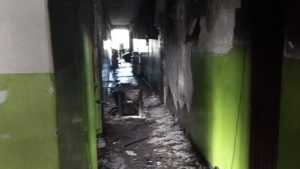 Опубликованы снимки последствий пожара в 9-этажном общежитии Брянска