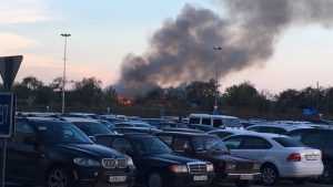 В Брянске возле «Аэропарка» случился очередной бизнес-пожар 