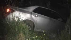 В Брянске Toyota слетела в кювет – пострадали два пассажира