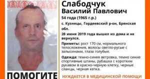 В Брянской области пропал житель села Кузнецы Василий Слабодчук