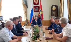 Начальник МЖД и губернатор Брянской области обсудили перспективы сотрудничества