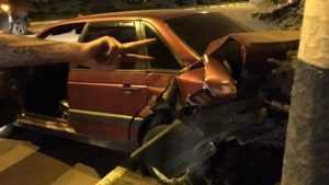 В Брянске возле Бежицкого отдела полиции столкнулись два автомобиля