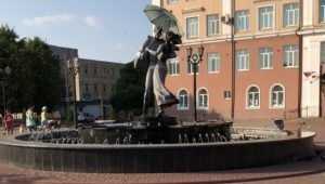 Жительницу Клинцов привёл в ужас фонтан с мёртвым голубем