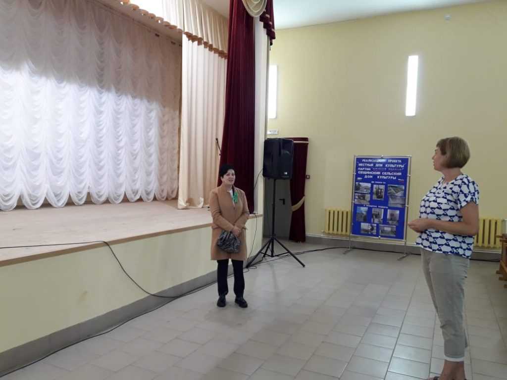 Валентина Миронова посетила учреждения культуры Дубровского района