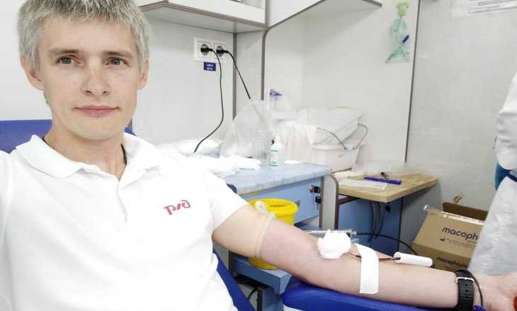 Железнодорожники приняли участие в акции по сдаче крови в Брянске