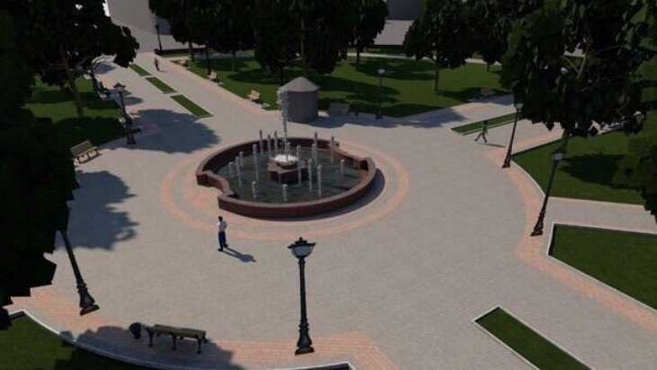 В Круглом сквере Брянска стали сооружать новый фонтан