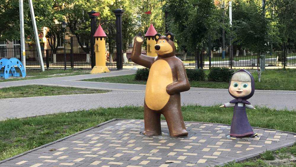 В брянском парке Железнодорожников у Маши украли Медведя