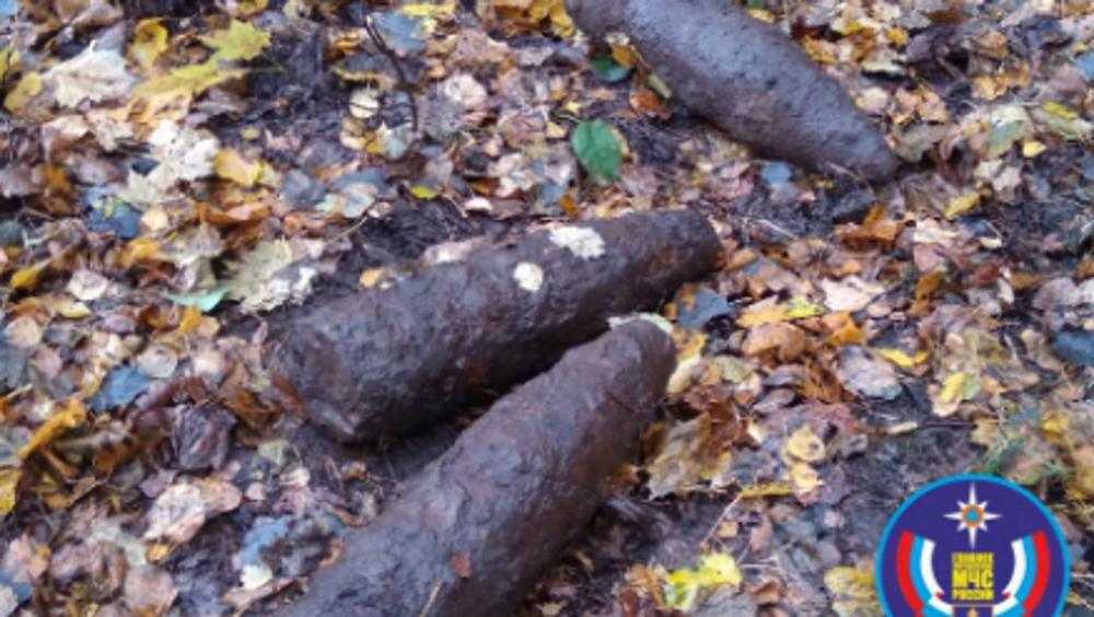 Под Дубровкой в поле обнаружили три снаряда