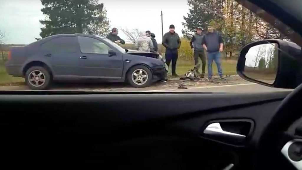 На трассе под Брянском произошла массовая авария