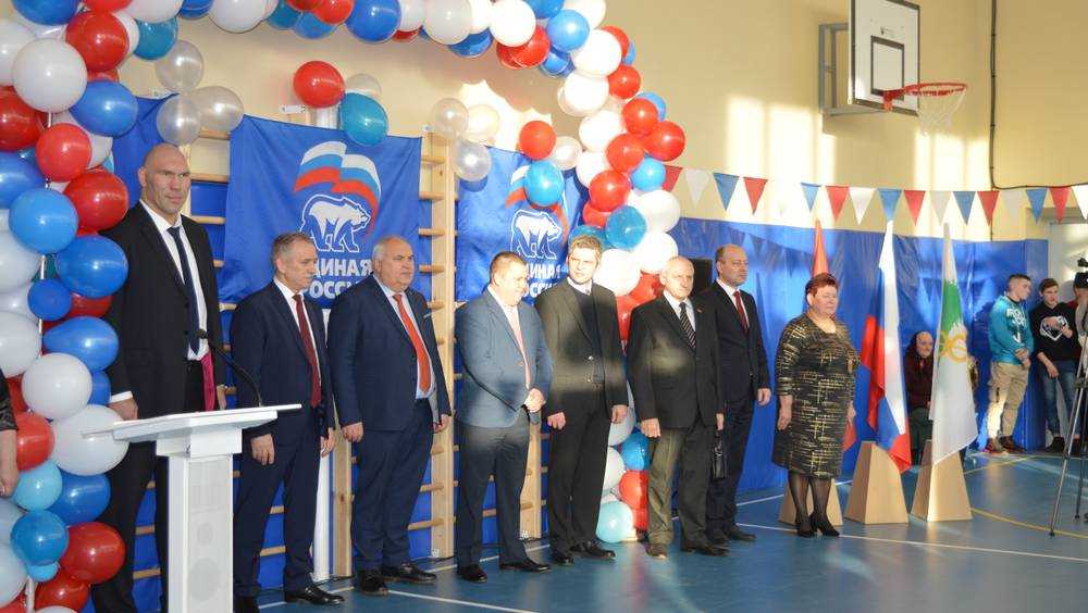 В рамках партпроекта «Детский спорт» в Верещакской школе открыт спортзал