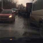 В Брянске из-за ДТП на улице Калинина образовались огромные пробки