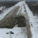 В Брянске забили 150 свай из 400 для будущего моста через Снежеть
