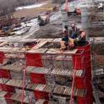 На строящемся в Брянске Литейном мосту выполнили почти треть работ