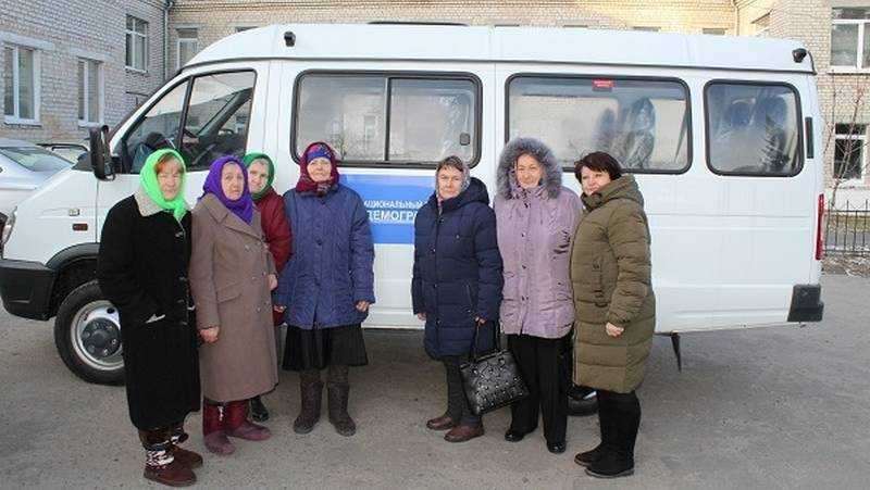 В Клетне пенсионеры воспользовались автобусом «Старшее поколение»