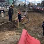 В Брянске возобновили строительство дороги по улице Советской