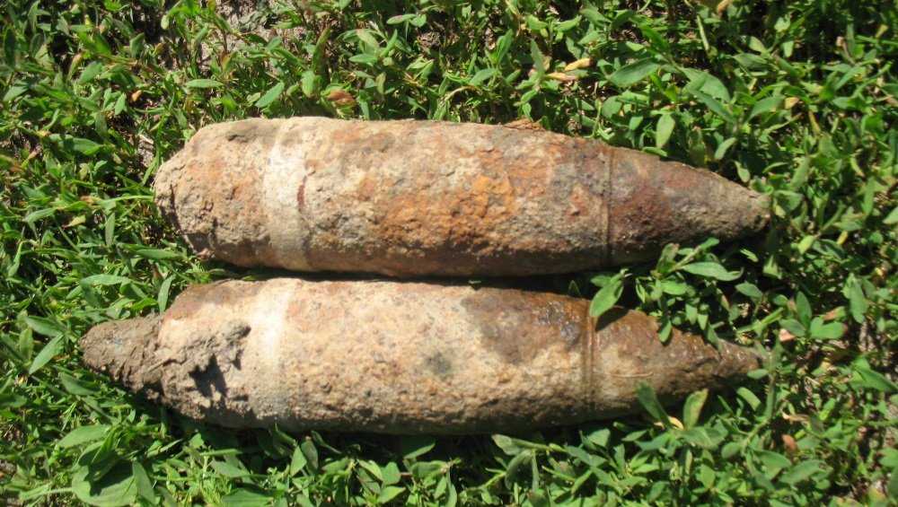 В Фокинском районе Брянска обнаружили две мины и два снаряда