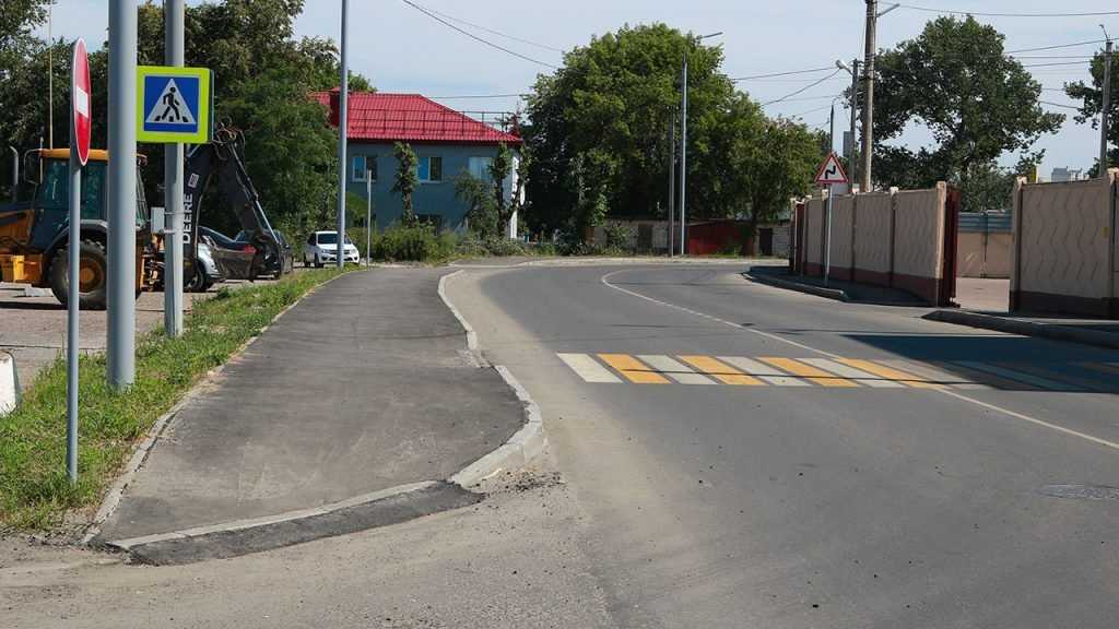 В Брянске на улице Кислородной отремонтировали дорогу