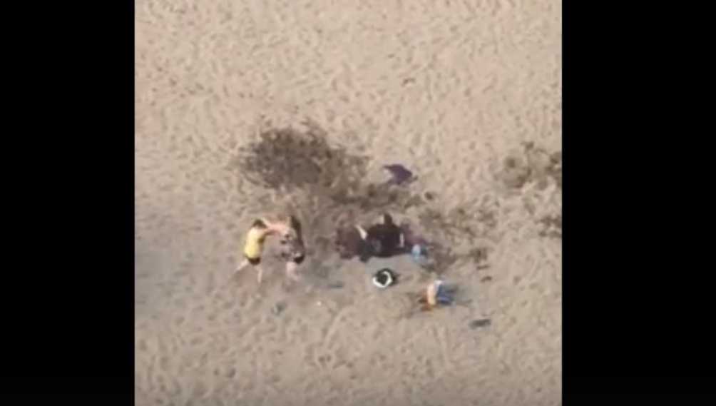 В Брянске сняли видео драки девушек на пляже
