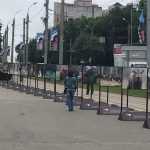 В Брянске на площади Партизан выставили фотографии зубров