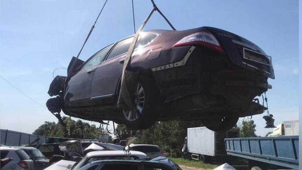 В Брянске выставили на продажу Nissan виновника ДТП Воронцова