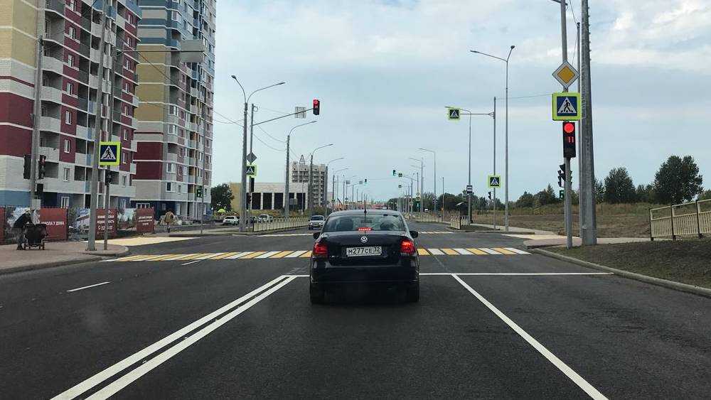 В Брянске открыли новую дорогу на Советской улице