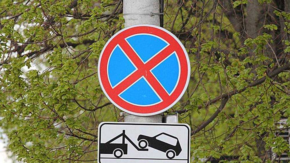В Брянске на улицах Репина и Грибоедова запретили остановку автомобилей