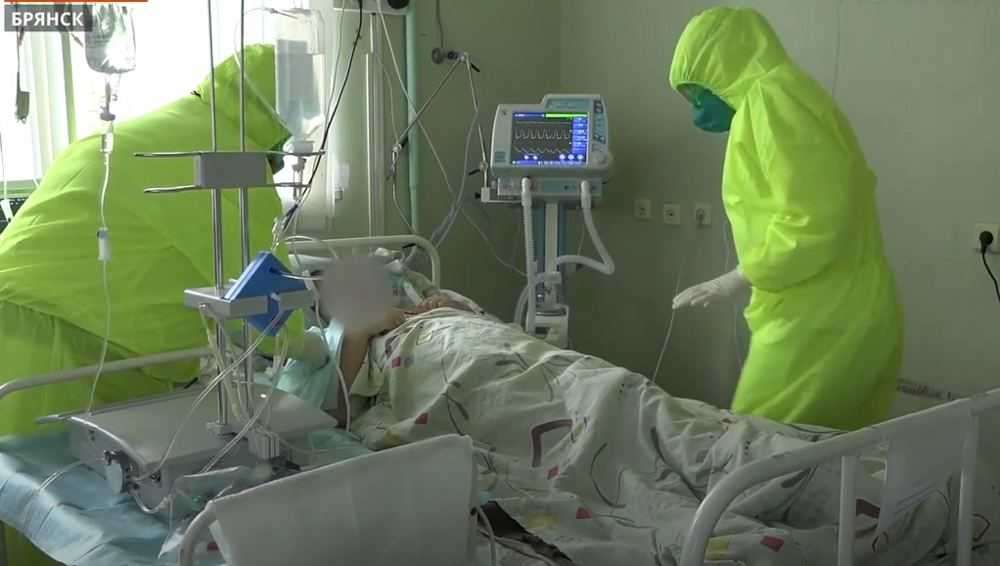 В реанимациях ковидных госпиталей Брянской области насчитали 168 пациентов