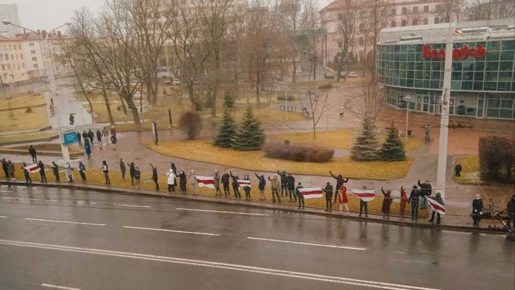 В белорусской столице началась воскресная акция протеста