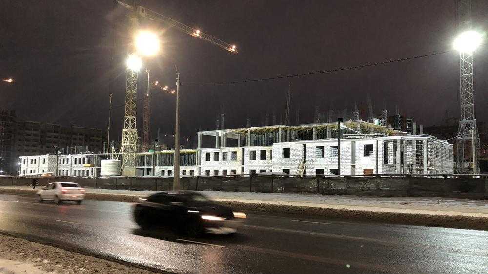 В Брянске строители нового здания УМВД взяли стахановские темпы