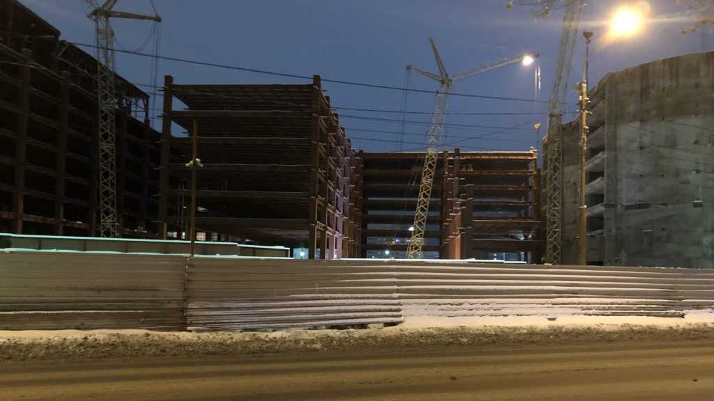 В Брянске ускорили строительство огромного ТРЦ «МегаГринн»