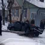 В Новозыбкове легковушка сбила несколько электроопор