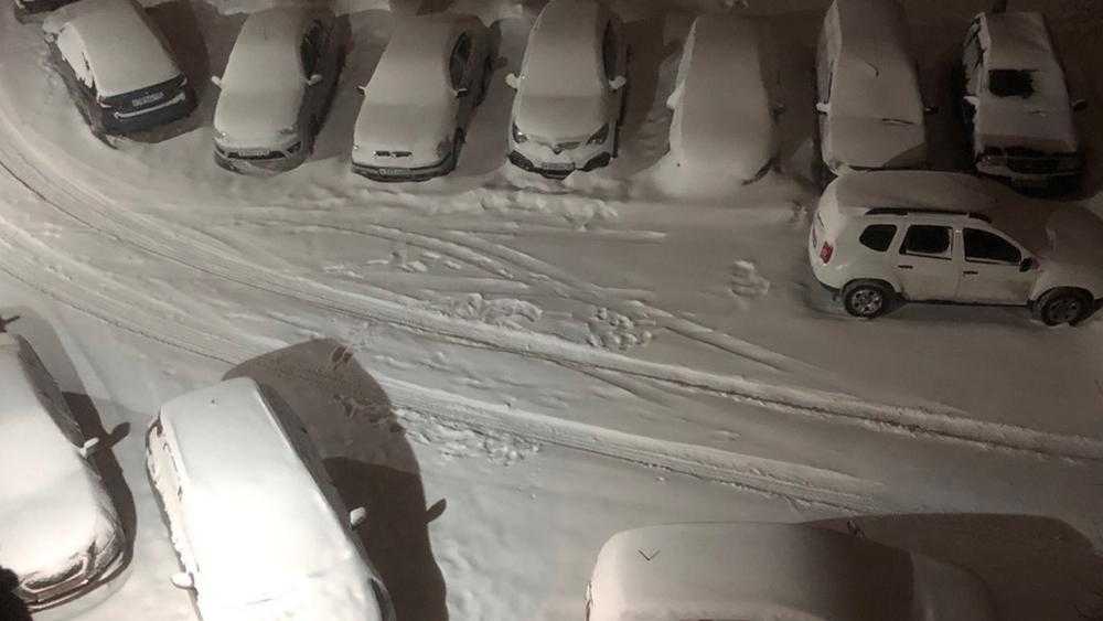 На Брянскую область обрушился сильнейший снегопад