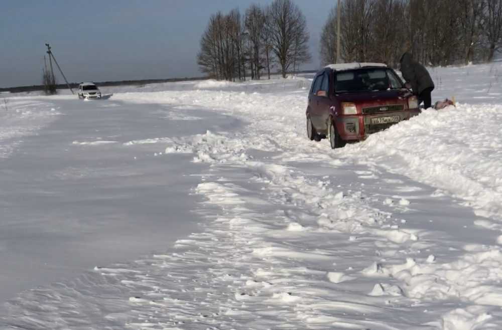 снег авто застрял зима заносы