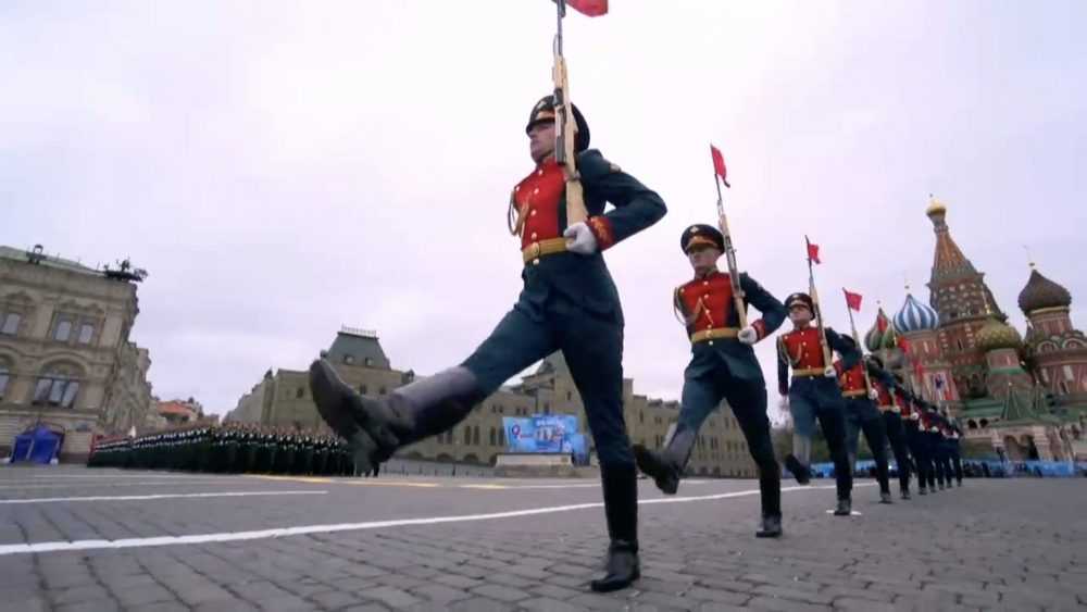 В Параде Победы на Красной площади в Москве примут участие более 10 тысяч человек