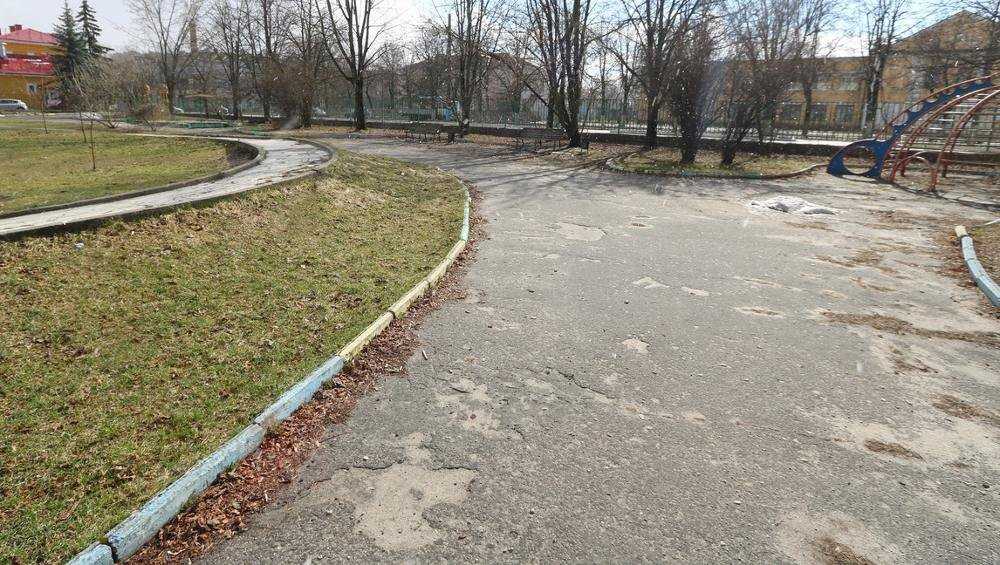 В Володарском районе Брянска начали преображать парк «Юность»