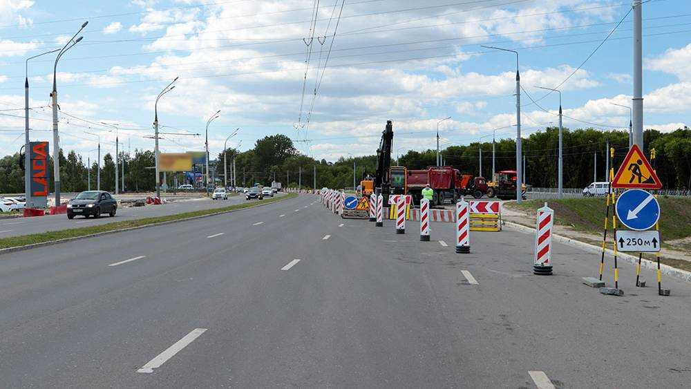 На Московском проспекте в Брянске началось строительство кольцевой развязки