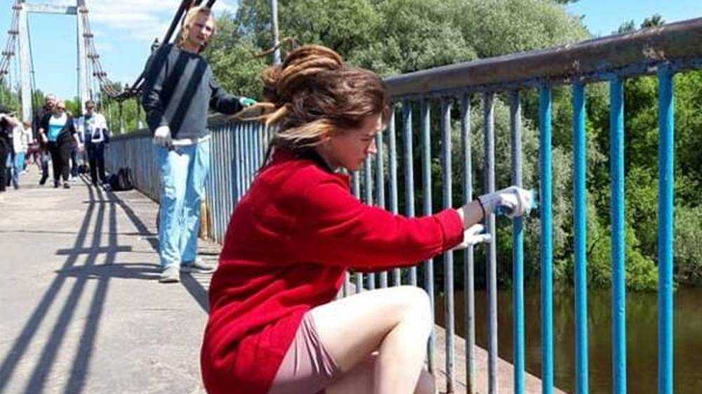 В Брянске на Голубом мосту вандал признался в любви к Кристине