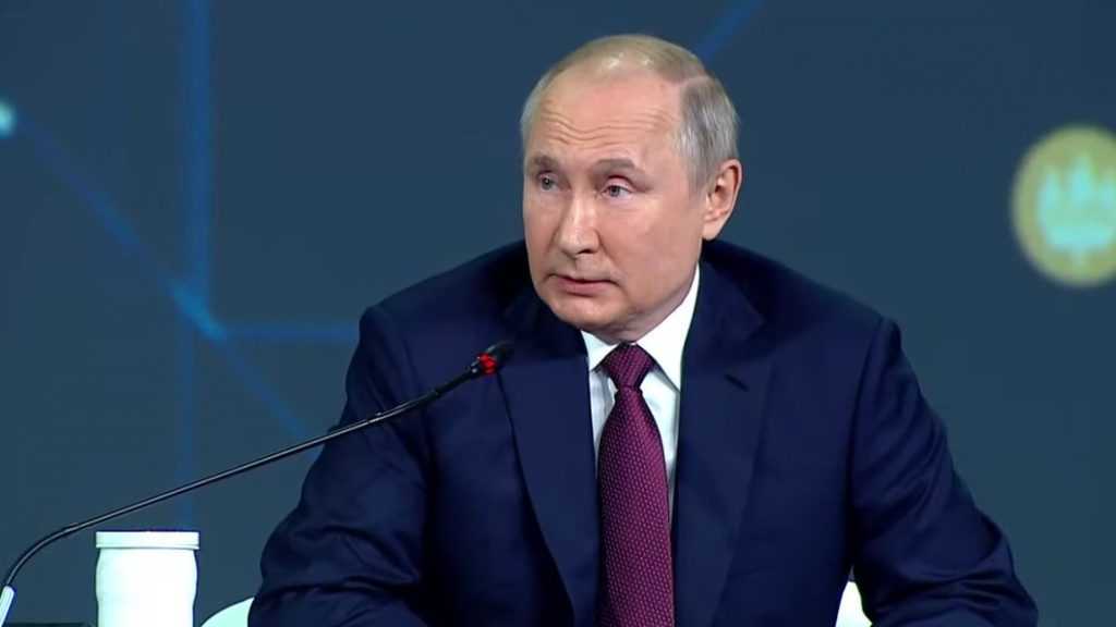 Президент Путин заявил, что Россия еще не начинала ничего серьезного на Украине