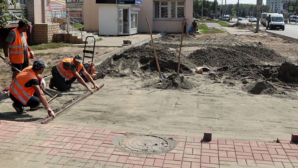 В Брянске на проспекте Московском будут асфальтировать тротуары