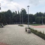 В Брянске скоро завершат обновление Пролетарского сквера с фонтанам