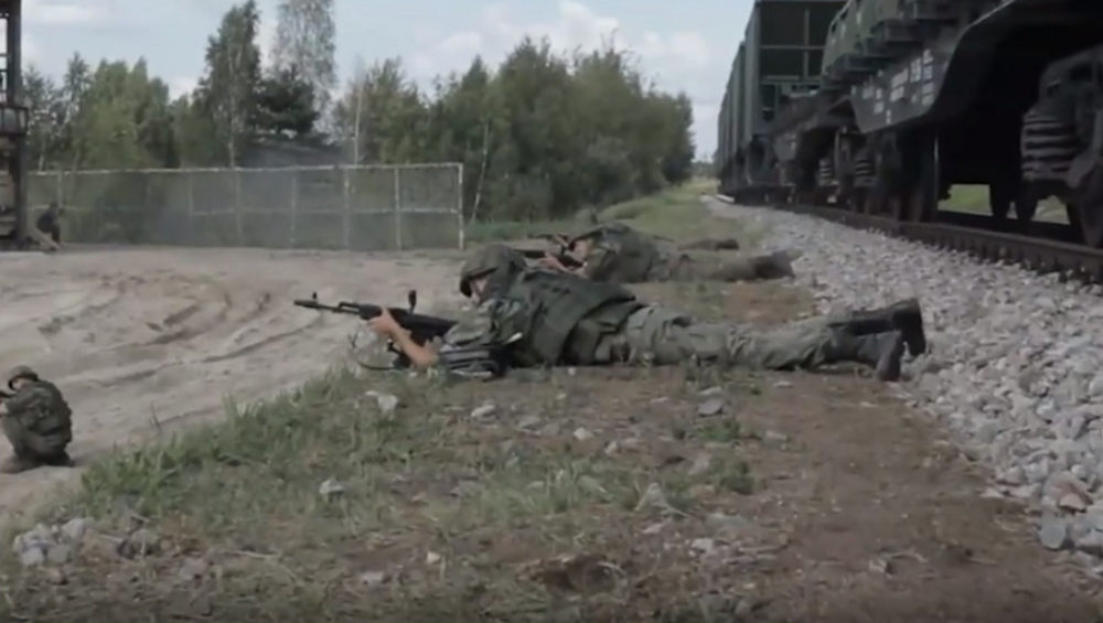 В Брянской области военные отбили атаку диверсантов на поезд