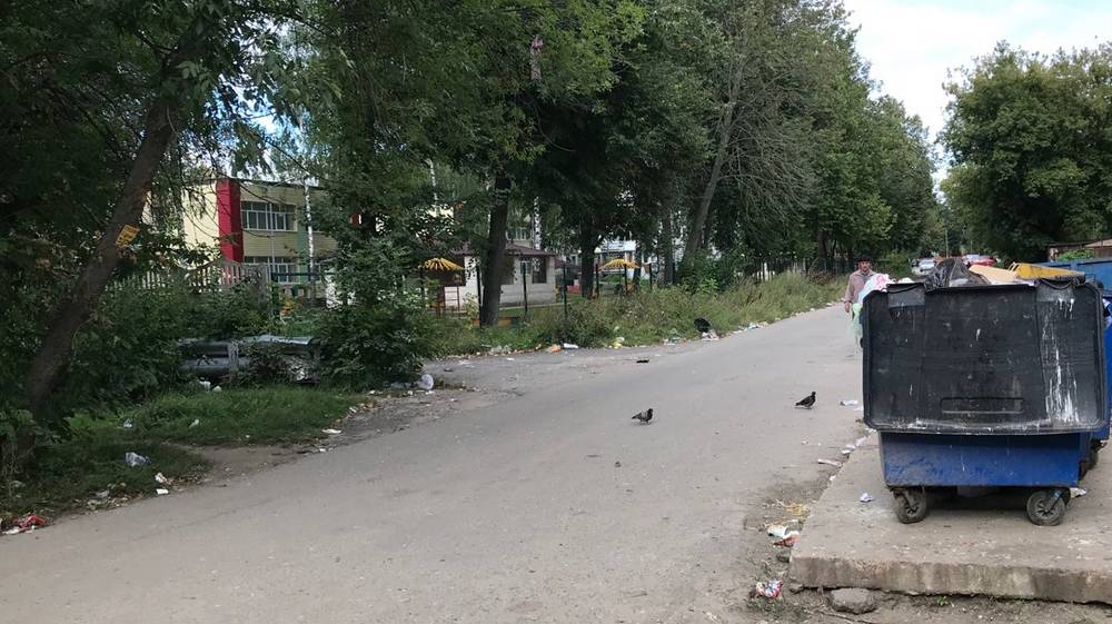 В Брянске частный детский сад попал в мусорную блокаду