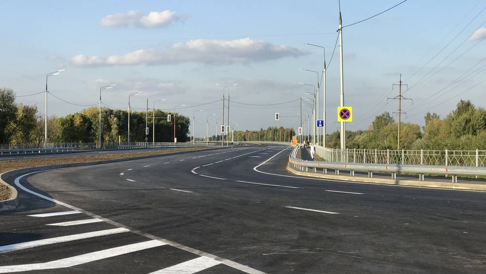 В Брянске новую дорогу-дамбу от вокзала до Metro подготовили к открытию